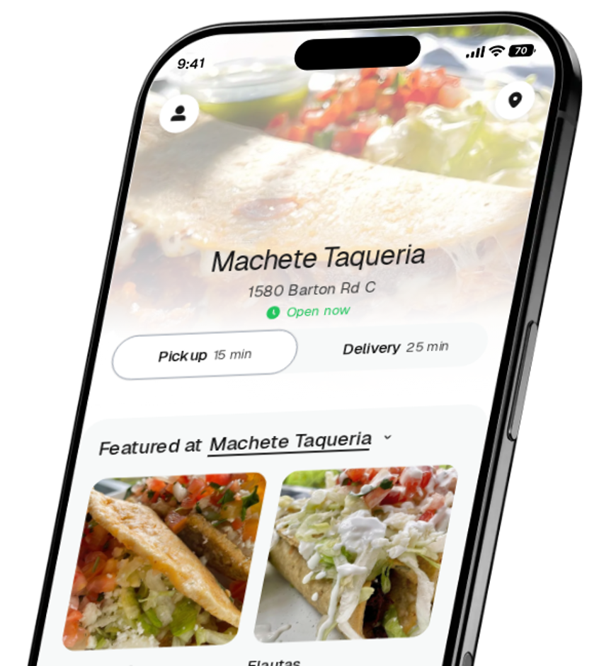 Machete Taqueria app preview