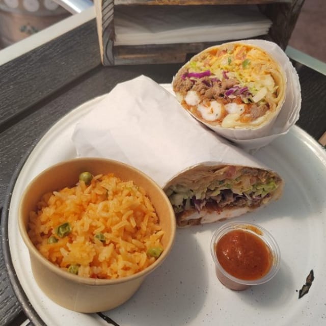 Surf & Turf Burrito.
